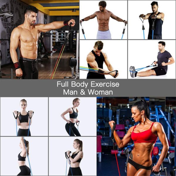 11Pcs Set Latex Resistance Bands - Image 4