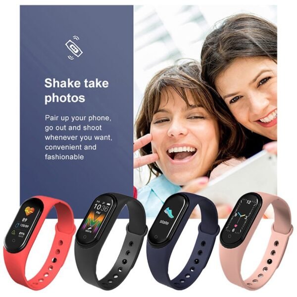 Smart Bracelet M5 Fitness Smart Wristband Sports Tracker for Android IOS - Image 5
