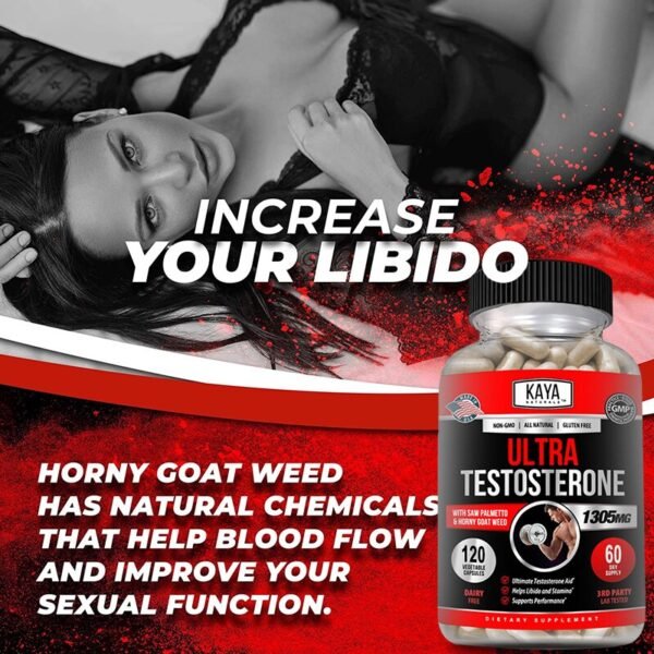 Testosterone Booster For Men Enhancement Estrogen Blocker Enlarg penies growth Supplements - Image 3