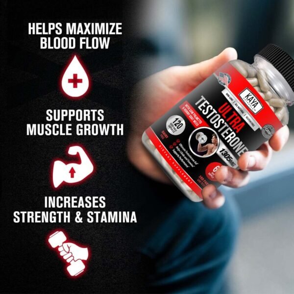 Testosterone Booster For Men Enhancement Estrogen Blocker Enlarg penies growth Supplements - Image 5