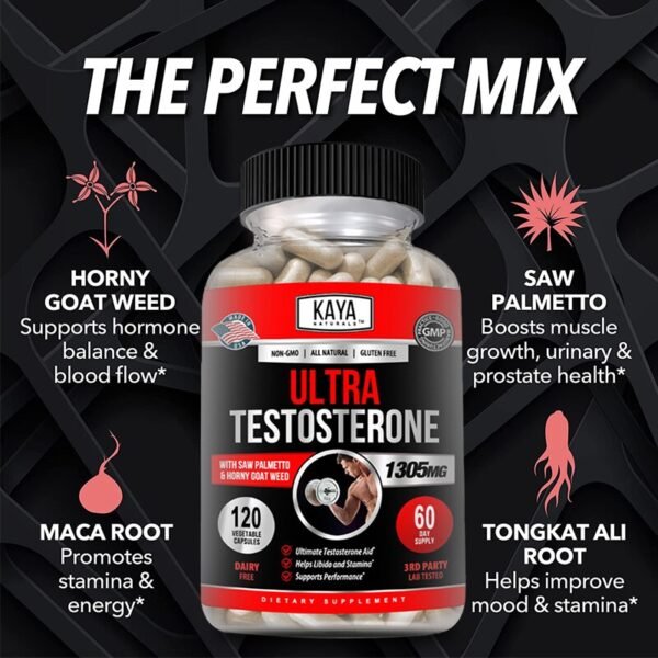 Testosterone Booster For Men Enhancement Estrogen Blocker Enlarg penies growth Supplements - Image 6